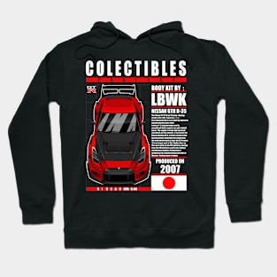 JDM LBWK NISSAN GTR R-35 RED Hoodie